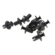 10 Pcs Bumper Fender Retainer Clips Push Type For Hyundai Sonata Kia Amanti