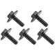 Set of 5 Miata Splash Shield Bumper Screws Fits For Mazda 2 3 5 CX-7 CX-5 Set of 5 Miata Splash Shield Bumper Screws Fits For Mazda 2 3 5 CX-7 CX-5
