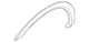 Genuine Nissan Fender Flare 63810-ZR20B