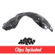 Driver Side Fender Liner w/ Clips For 15-22 Challenger R/T Scat Pack CH1248173