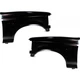 For Ford F53 Fender 1992-1997 Pair Front w/ Emblem Provision CAPA Steel
