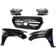 Grille Kit For 2016-17 Toyota Tacoma w/ LH RH Fenders and Headlight w/ Fog light Grille Kit For 2016-17 Toyota Tacoma w/ LH RH Fenders and Headlight w/ Fog light