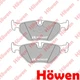 Fits BMW 3 Series Z4 Z3 Rover 75 Saab 9-5 Brake Pads Set Rear Howen
