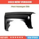 Front Fender Compatible with 14-18 Chevrolet Silverado 1500 Right Passenger Side Front Fender Compatible with 14-18 Chevrolet Silverado 1500 Right Passenger Side