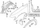Genuine Nissan Fender Flare 63810-ZR20B