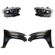 Headlamp Kit For 17-2019 Toyota Tacoma LH RH Assembly Halogen CAPA with LED DRL Headlamp Kit For 17-2019 Toyota Tacoma LH RH Assembly Halogen CAPA with LED DRL