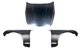 Fit 2013 2014 2015 -2019 Cadillac ATS Sedan Hood Alum w/Fender Set Front LH & RH Fit 2013 2014 2015 -2019 Cadillac ATS Sedan Hood Alum w/Fender Set Front LH & RH