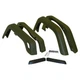 Crown Automotive 55254918K6 Fender Flare Kit Black Plastic