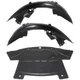 Front Fender Liners and Engine Splash Shield Kit For 2005-2010 Chrysler 300 RWD Front Fender Liners and Engine Splash Shield Kit For 2005-2010 Chrysler 300 RWD