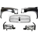 Fender Front Left-and-Right for Ram Truck Left & Right Dodge 1500 2002 Fender Front Left-and-Right for Ram Truck Left & Right Dodge 1500 2002