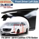 Left Front Fender For Cadillac CTS 2014-2019 Primed Black OEM 84054144 Left Front Fender For Cadillac CTS 2014-2019 Primed Black OEM 84054144