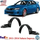 Front Fender Liner Right & Left Side For 2011-2014 Subaru Impreza