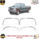 New Front & Rear Fender Trim Chrome Set of 4 For 88-2000 Chevy & GMC C/K Series
