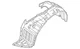 Genuine Nissan Fender Splash Shield 63840-3JA0A