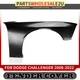 Front Right Primed Fender w/o Wide Body Option for Dodge Challenger 2008-2022 Front Right Primed Fender w/o Wide Body Option for Dodge Challenger 2008-2022