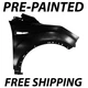 NEW Painted To Match - Front RH Passenger Side Fender for 2013-2019 Ford Escape