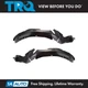 TRQ Inner Fender Liner Set For 1988-1991 Honda Civic HO1248108 HO1249108