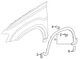 VW/Audi/Porsche 3CN853717B9B9 Wheel Arch Molding. Molding VW/Audi/Porsche 3CN853717B9B9 Wheel Arch Molding. Molding