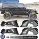 4PCS Front & Rear Inner Fender Liner For Jeep Wrangler 2007-2018 JK JKU Steel 4PCS Front & Rear Inner Fender Liner For Jeep Wrangler 2007-2018 JK JKU Steel