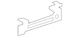 Genuine Audi Center Bracket 4M0-821-431