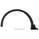 Fender Flare Molding Left Front for Ford Escape 2020-2024 LJ6Z16039AA Fender Flare Molding Left Front for Ford Escape 2020-2024 LJ6Z16039AA