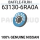 631306RA0A Genuine Nissan BAFFLE-FR,RH 63130-6RA0A