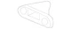 Genuine OEM Toyota RAV4 2019-2023 Front Extension, Left no. 53836-0R040 Genuine OEM Toyota RAV4 2019-2023 Front Extension, Left no. 53836-0R040