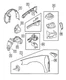 Genuine Mopar Upper Load Path Beam Right Outer 4646698AC Genuine Mopar Upper Load Path Beam Right Outer 4646698AC