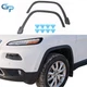 2Pcs Front Left LH+RH Right Fender Flares For Jeep Cherokee 2014 2015 2016 2017 2Pcs Front Left LH+RH Right Fender Flares For Jeep Cherokee 2014 2015 2016 2017