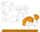 GM OEM 10-16 SRX Fender Fender Components-Fender Liner 22868774 GM OEM 10-16 SRX Fender Fender Components-Fender Liner 22868774