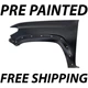 NEW Painted To Match Front Drivers Fender for 2016-2023 Toyota Tacoma w/Molding