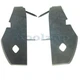 For 09-14 Challenger Coupe 2DR Front Bumper Extension End Cap Plastic Pair Set For 09-14 Challenger Coupe 2DR Front Bumper Extension End Cap Plastic Pair Set