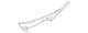 Genuine Nissan Fender Filler Panel 66894-6LB0A