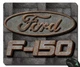 ford F-150 old steel logo ford 150 oval vintage  mousepad macbook dell lenovo hp