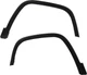 For 2014-2018 Cherokee Fender Flares Front Black Plastic SET PAIR For 2014-2018 Cherokee Fender Flares Front Black Plastic SET PAIR