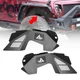 Steel 2PCS Front Inner Fender Liners for 2007-2018 Jeep Wrangler JK JKU 4DR 2DR Steel 2PCS Front Inner Fender Liners for 2007-2018 Jeep Wrangler JK JKU 4DR 2DR