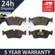 Fits BMW 3 Series 1990-2007 Z4 2002-2009 Z3 1996-2003 Febi Front Brake Pads Set