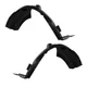 For Chevy Equinox 2014-2017 Fender Liner Driver Passenger Side Pair CAPA