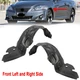 Fender Liners Set For 2014-2015 Lexus IS250 2014-2016 IS350 Front Left & Right Fender Liners Set For 2014-2015 Lexus IS250 2014-2016 IS350 Front Left & Right