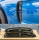 1 Pair Gloss Black Fender Grille Trim For Porsche Panamera 2017-2023