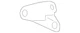 Genuine Toyota Fender Rail Reinforcement Bracket 53836-0R040 Genuine Toyota Fender Rail Reinforcement Bracket 53836-0R040