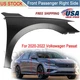 For 2020-2022 Volkswagen Passat Front Right Side Fender Steel Passenger Side RH For 2020-2022 Volkswagen Passat Front Right Side Fender Steel Passenger Side RH