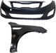 Front Bumper Cover Assembly for KIA OPTIMA 2014-2015, 2-Piece Kit, Primed (Ready Front Bumper Cover Assembly for KIA OPTIMA 2014-2015, 2-Piece Kit, Primed (Ready