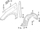 Genuine Hyundai Fender Liner 86812-B8500 Genuine Hyundai Fender Liner 86812-B8500