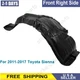 Fender Liner For 2011 2012 2013 2014-2017 Toyota Sienna Front Passenger Side