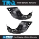 TRQ Inner Fender Liner Set For 2014-2020 Mitsubishi Mirage MI1248130 MI1249130 TRQ Inner Fender Liner Set For 2014-2020 Mitsubishi Mirage MI1248130 MI1249130