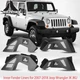 4Pcs Front & Rear Inner Fender Liners for 2007-2018 Jeep Wrangler JK JKU Offroad 4Pcs Front & Rear Inner Fender Liners for 2007-2018 Jeep Wrangler JK JKU Offroad