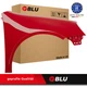 Fender for VW Golf V 5 LY3D right red front painted hatchback galvanized Fender for VW Golf V 5 LY3D right red front painted hatchback galvanized