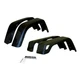 Crown Plastic Fender Flare Kit 4 Piece-Wide Fits 97-06 Jeep Wrangler 55254918K7