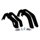 Crown 55254918K Fender Flare Kit; 4 Piece; Oe Width; Flat Black;